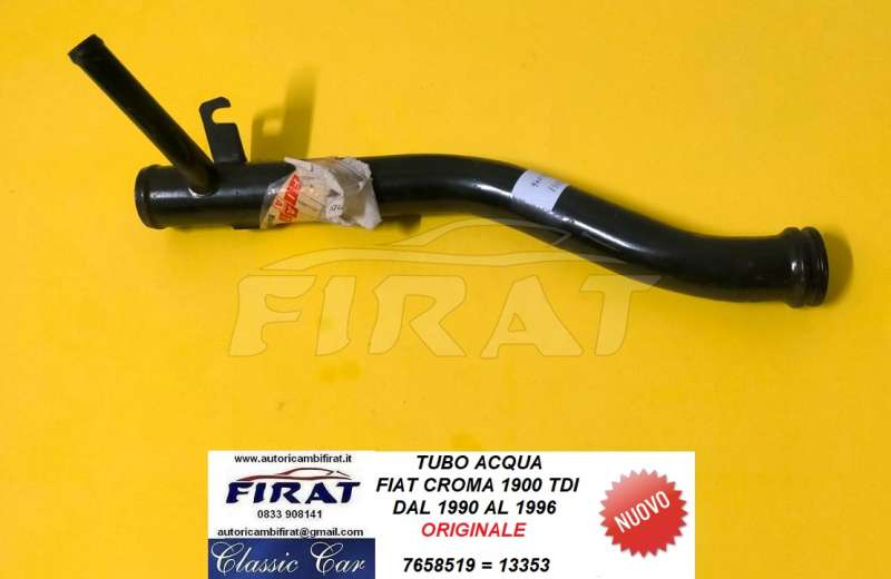 TUBO ACQUA FIAT CROMA 1900 TDI 90 - 96 (7658519 =13353))